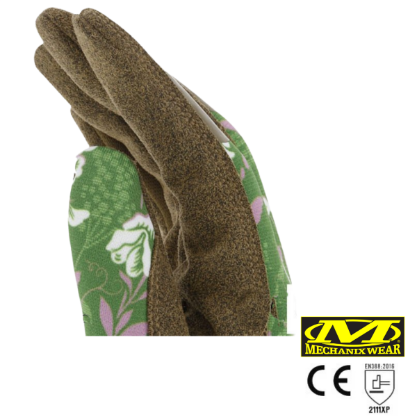 Mechanix Orginal Ethel® Ethel V&A Sweet Pea (Yeşil/Kahve) Kadın Eldiven ETH-VASP