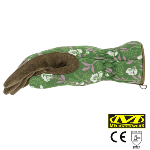 Mechanix Orginal Ethel® Ethel V&A Sweet Pea (Yeşil/Kahve) Kadın Eldiven ETH-VASP