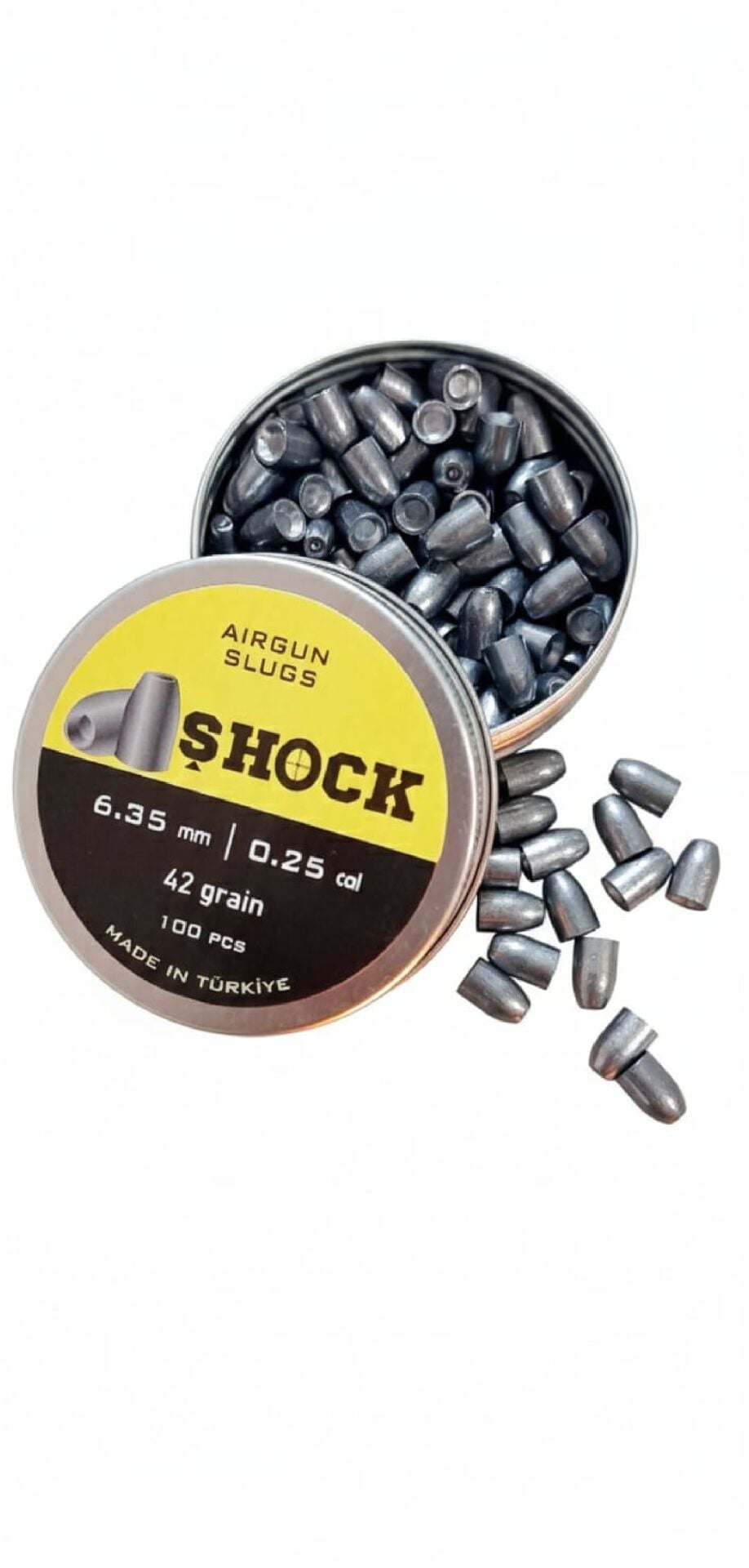 Shock Solid Bullet 6.35 mm 42 Grain 100 PCS Havalı Saçma