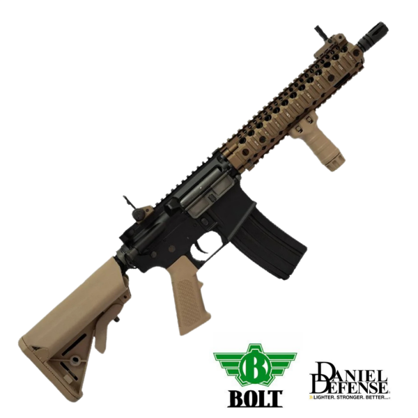 BOLT DANIEL DEFENSE LISANSLI DD MK18 MOD1 BRSS TEPMELI Airsoft Tüfek - TAN