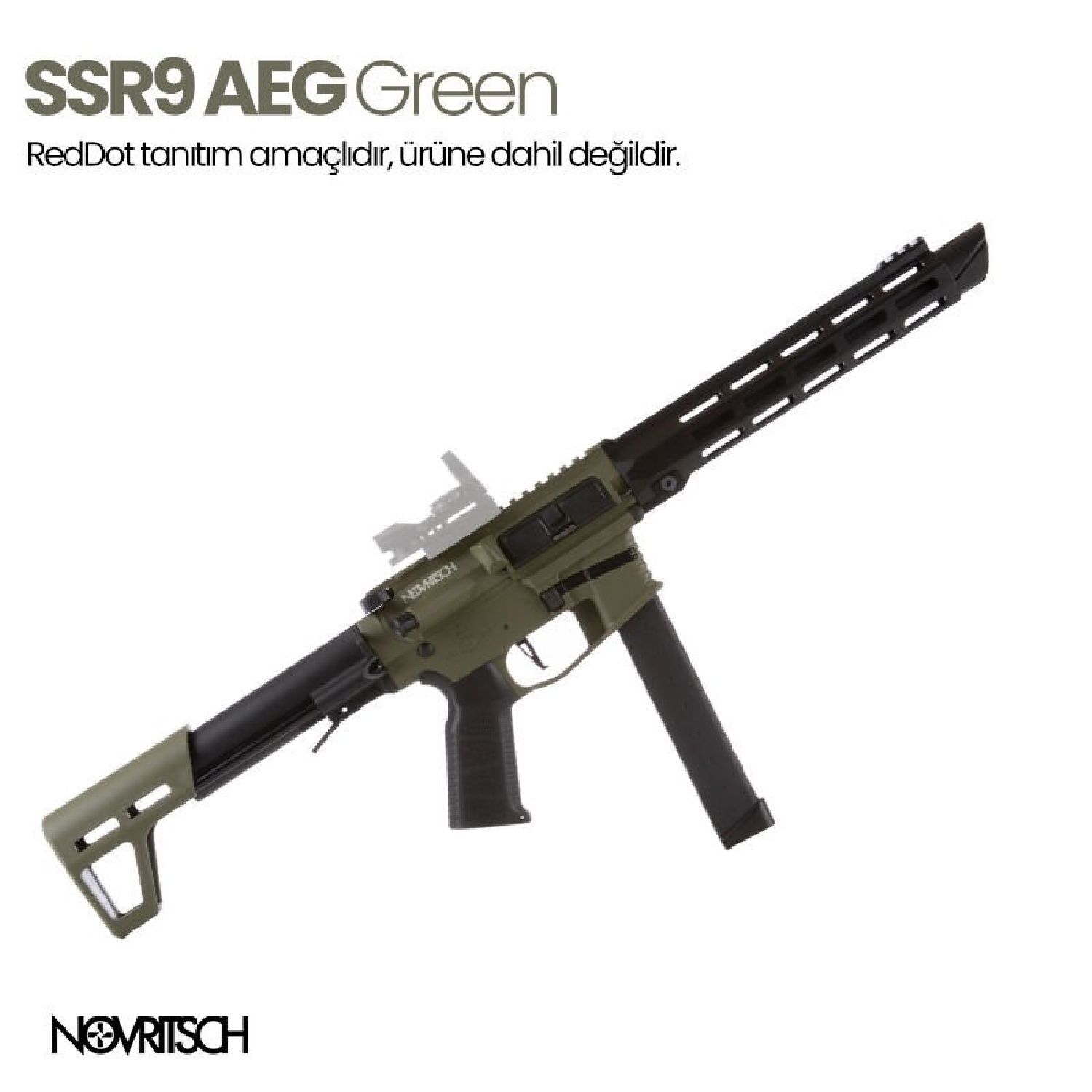 Novritsch SSR9 Green AEG Airsoft Tüfek
