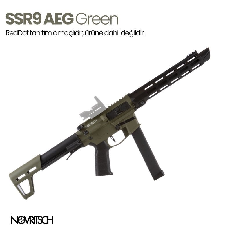 Novritsch SSR9 GREEN HAKI AEG Airsoft Tüfek SSR9 R7G15