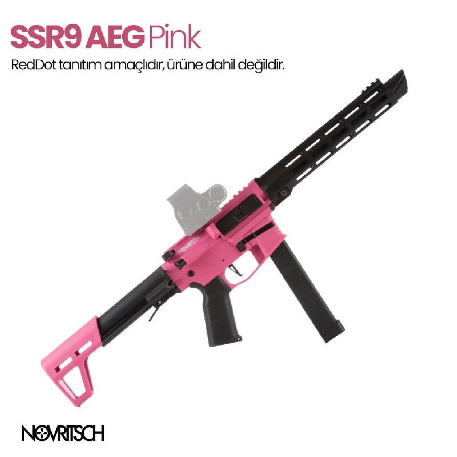 Novritsch SSR9 Pink AEG Airsoft Tüfek