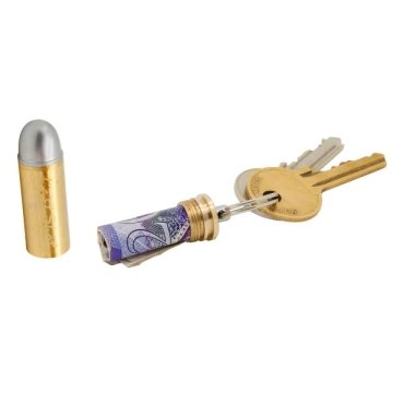 True Utility TU 244 Bullet Stash Kumbaralı Anahtarlık