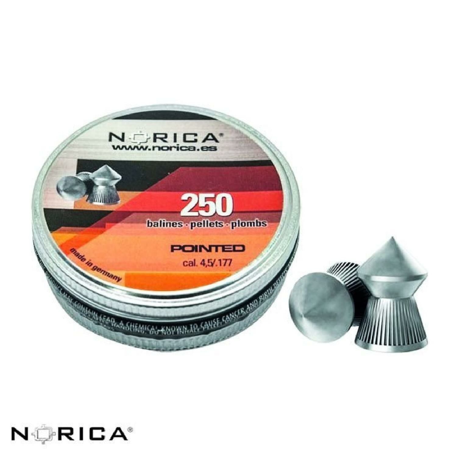 NORICA Pointed 4.5mm  Havalı Saçma *250Adet 8,64gr