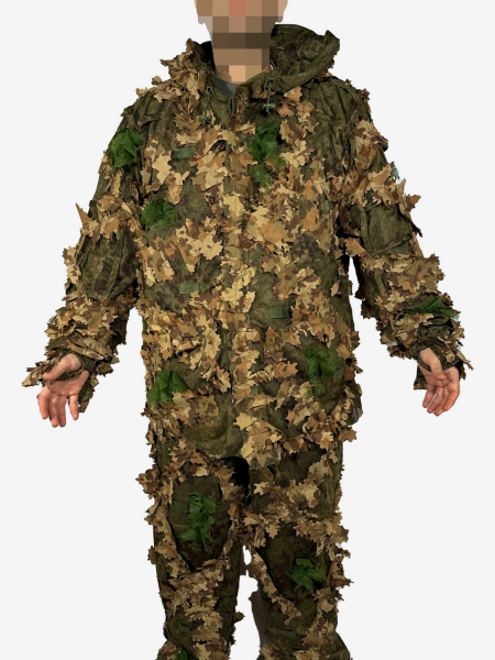KMCS Ghillie Suit Lazer Kesim Bitki Örtüsü Next Gren Brown Kamuflaj Takımı