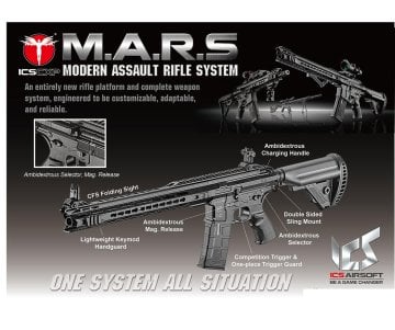 ICS CXP MARS DMR BK Airsoft Tüfeği
