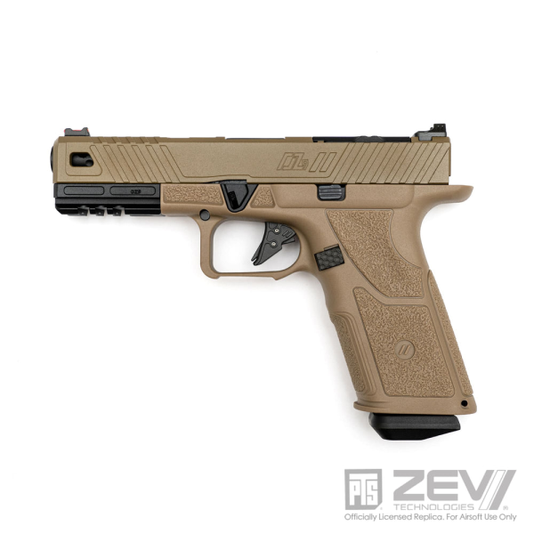 PTS ZEV OZ9 Elite TAN GBB Airsoft Tabanca DARK EARTH ZV613680313