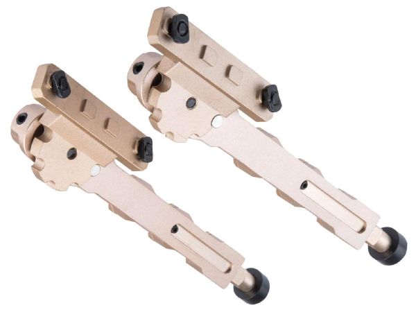Novritsch MLOK raylı tüfekler için YAN BIPOD FDE ÇÖL RENGI E223FD