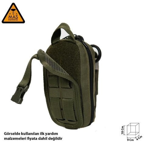 SAĞLIK ÇANTASI DİKEY-UZUN Haki MAS-04 10-20