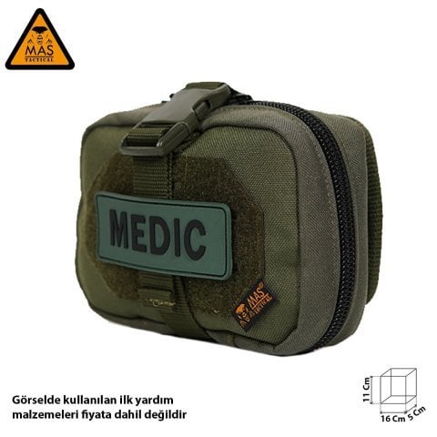 SAĞLIK ÇANTASI YATAY-KÜÇÜK Haki MAS-04 21-20