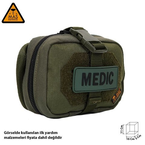 SAĞLIK ÇANTASI YATAY-KÜÇÜK Haki MAS-04 21-20