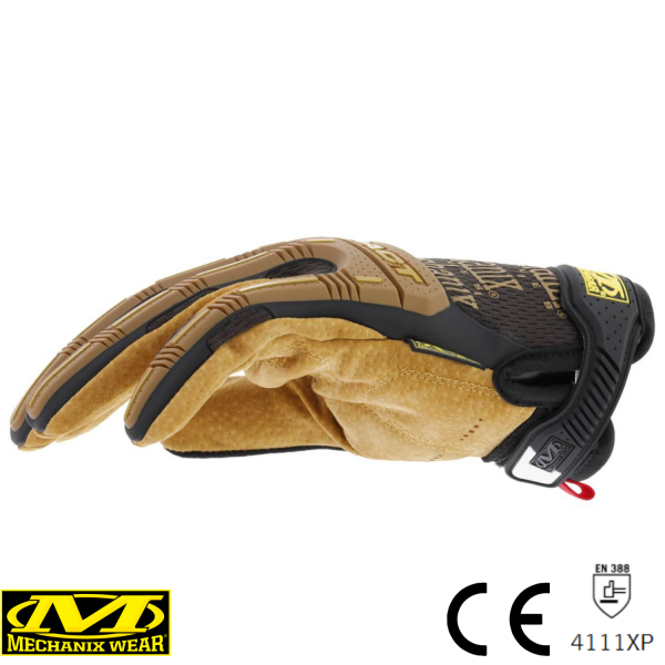 Mechanix Wear® M-Pact Durahide Leather Deri Eldiven (Siyah/Kahve) LMP-75