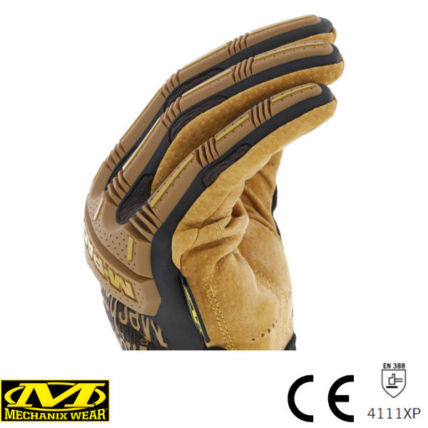 Mechanix Wear® M-Pact Durahide Leather Deri Eldiven (Siyah/Kahve) LMP-75