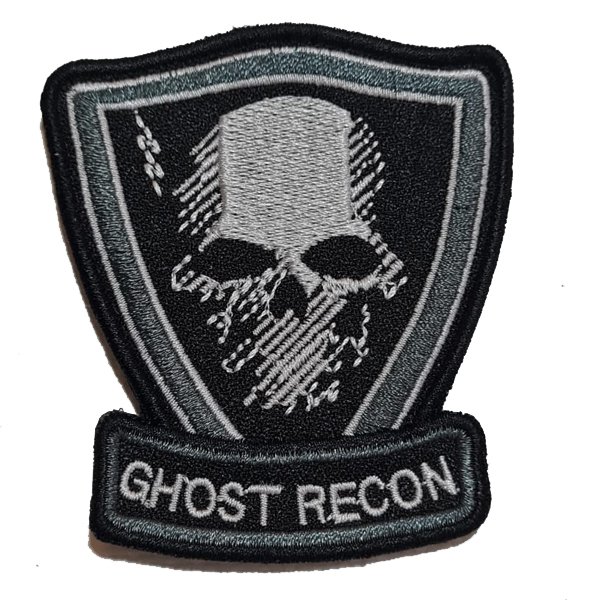 GHOST RECON PATCH - SİYAH-BEYAZ