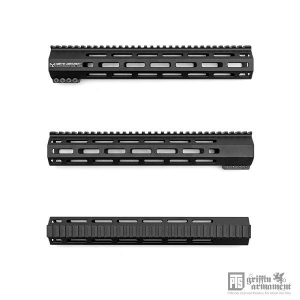 PTS Griffin SR-Rigid Rail 32cm (12.5in) Siyah Airsoft Tüfek El Kundağı GA037495307