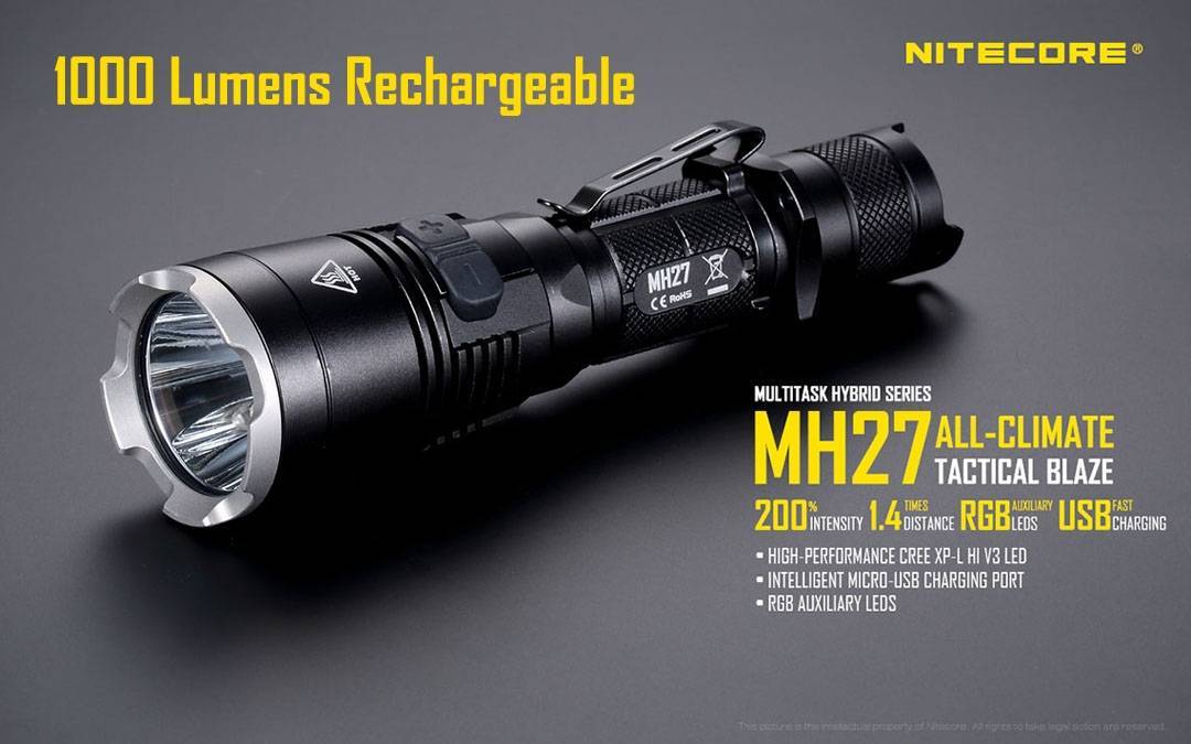 NITECORE MH27 1000 LUMEN EL FENERI