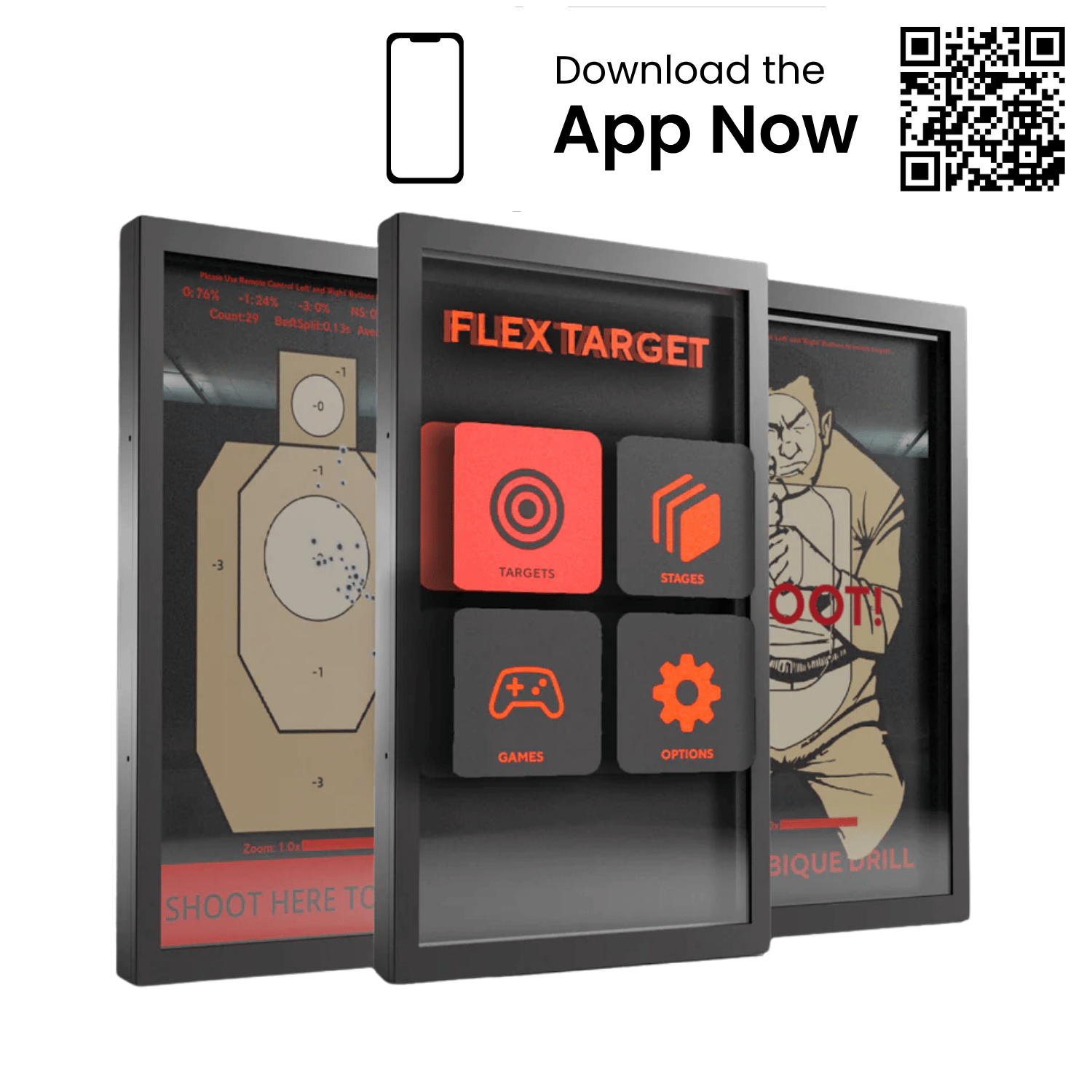 GRWOLF FlexTarget Akıllı Kuru Atış ve Airsoft Eğitim Sistemi / Poligon Hedefi