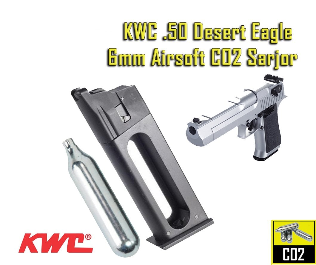 KWC DESERT EAGLE CO2 AIRSOFT 6mm Şarjör