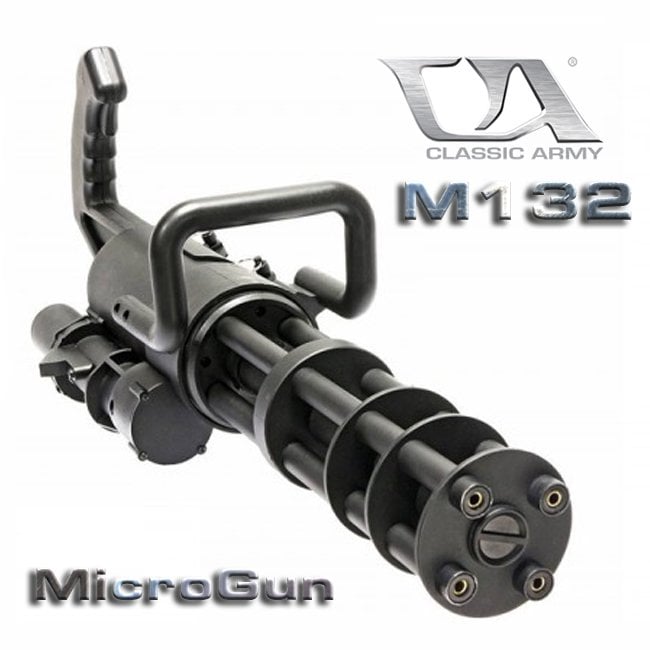 M132 Micro gun Döner namlu Airsoft Makinalı