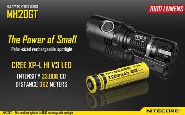 NITECORE MH20GT V3 LED 1000 LUMEN EL FENERI