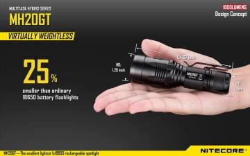 NITECORE MH20GT V3 LED 1000 LUMEN EL FENERI