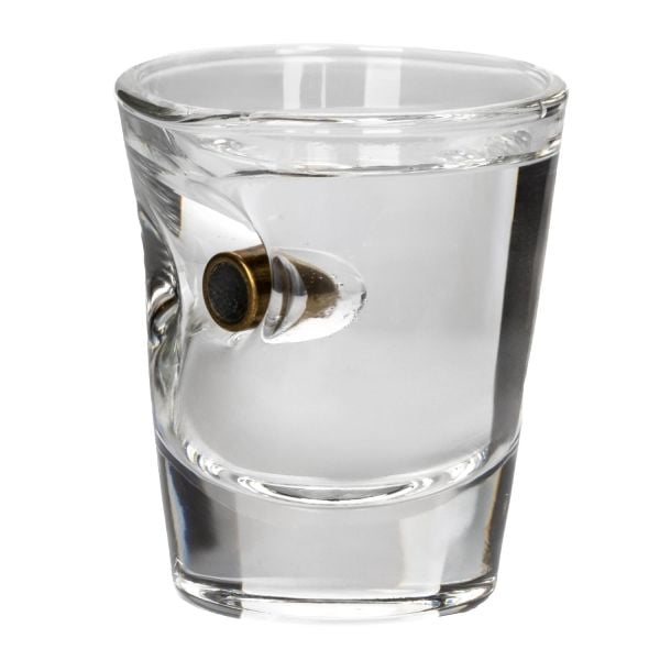 Bellore Gerçek 9mm Mermili Shot Tekila Bardağı 4'lü Set