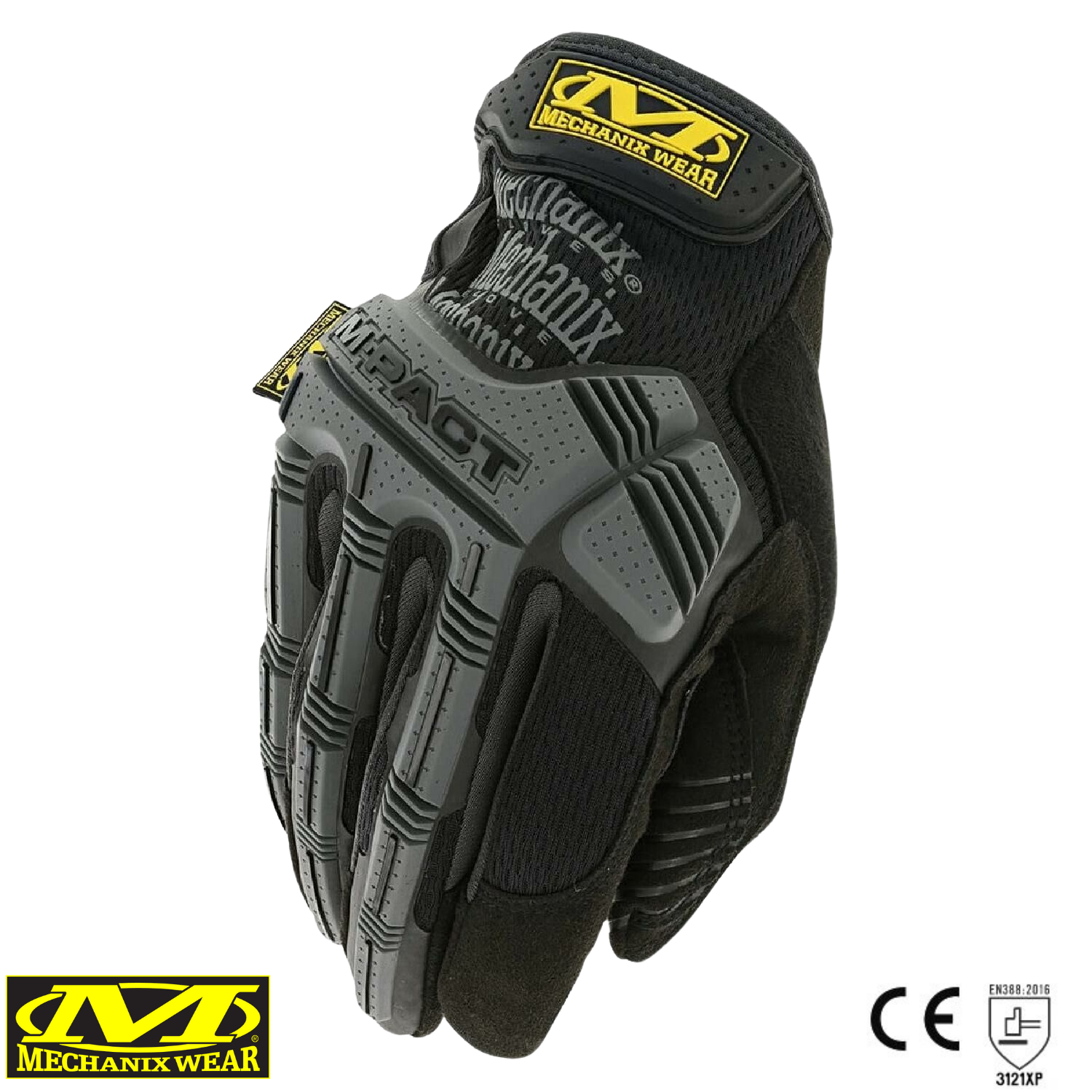 Mechanix Wear® M-Pact Black/Grey Korumalı Eldiven MPT-58