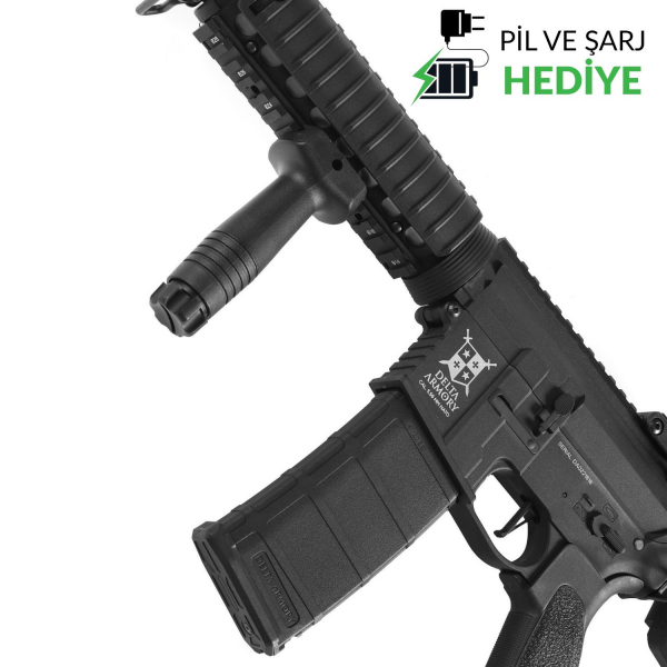 Delta Armory AR15 RIS BRAVO PIL SARJ SET Airsoft Tüfek / Siyah DA-B02