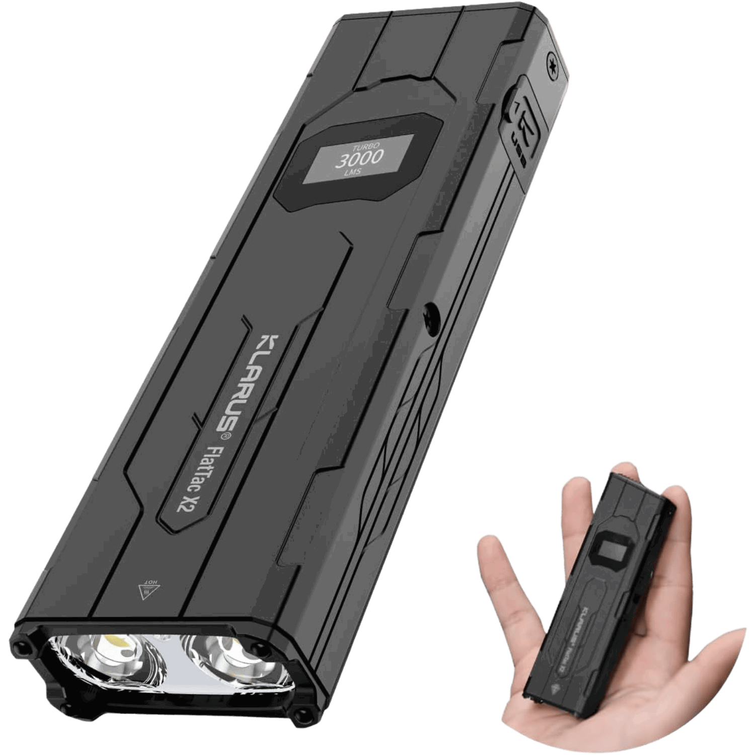 Klarus FlatTac X2 3000 Lümen El Feneri