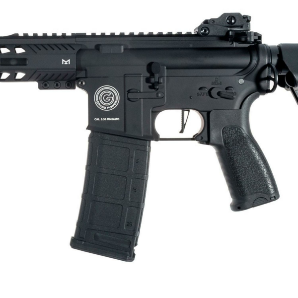 Delta Armory Grand Power AR15 13inch M-LOK ALPHA PIL SARJ SET Airsoft Tüfek / Siyah DA-GP-A15