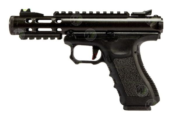 WE GALAXY BK Glock/Ruger Hybrid Black GBB Airsoft Tabanca