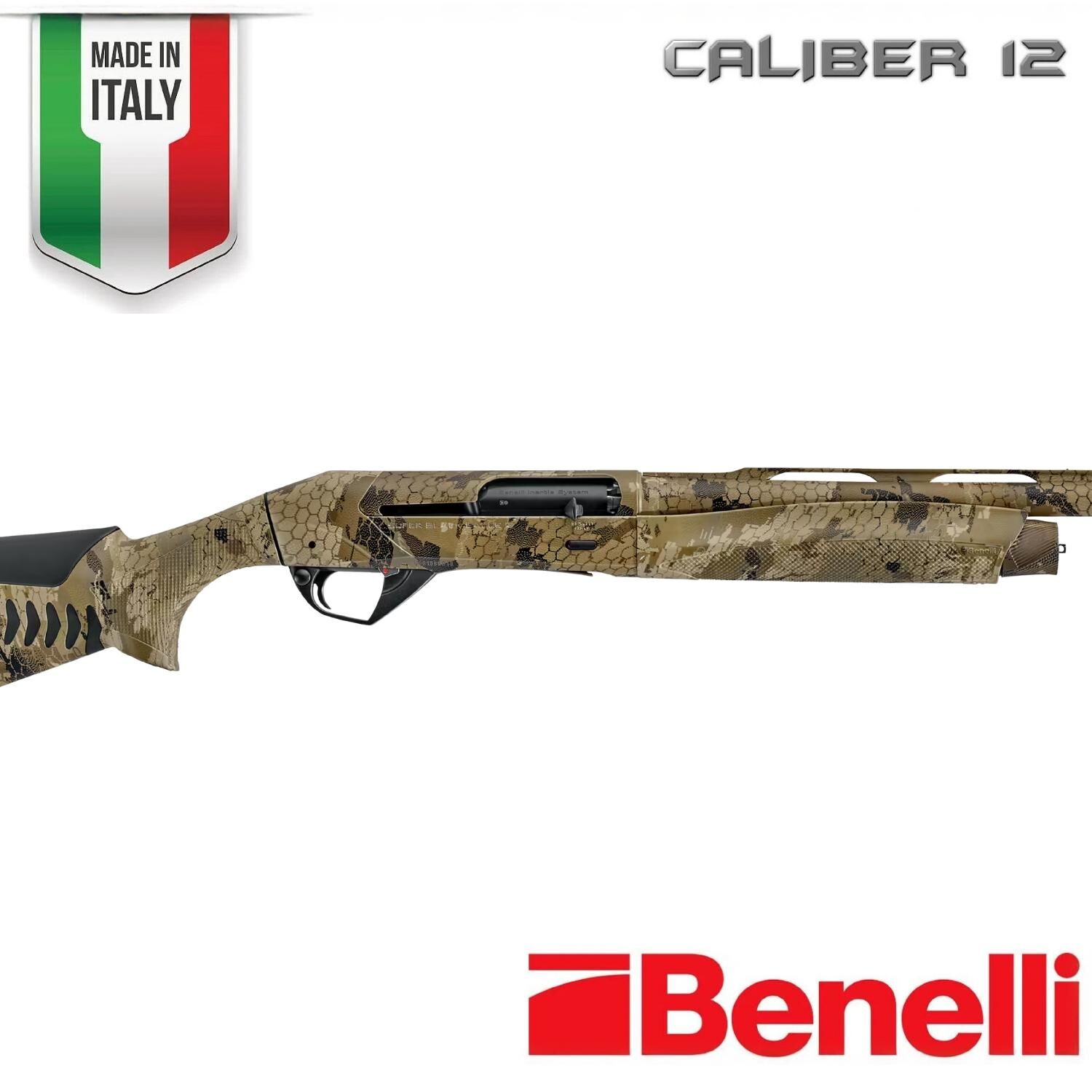 BENELLİ BLACK EAGLE YİVSİZ Y.OTOMATİK AV TÜFEĞİ E3 CAMO 12 CAL 71 CM OPTIFADE