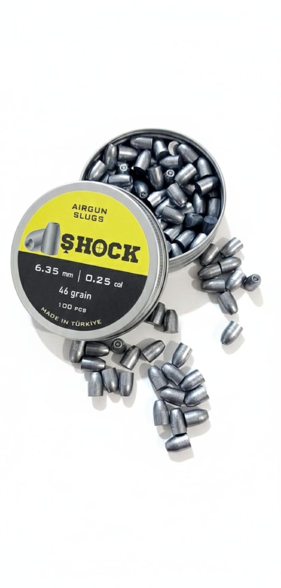 Shock Solid Bullet 6.35 mm 46 Grain 100 PCS Havalı Saçma