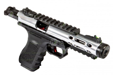 WE GALAXY SV Glock/Ruger HYBRID GBB Airsoft Tabanca SILVER
