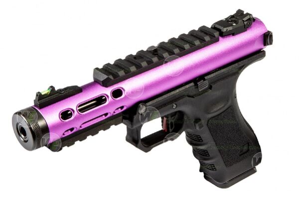 WE GALAXY PL Glock/Ruger Hybrid Purple GBB Airsoft Tabanca