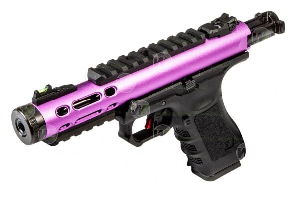 WE GALAXY PL Glock/Ruger Hybrid Purple GBB Airsoft Tabanca
