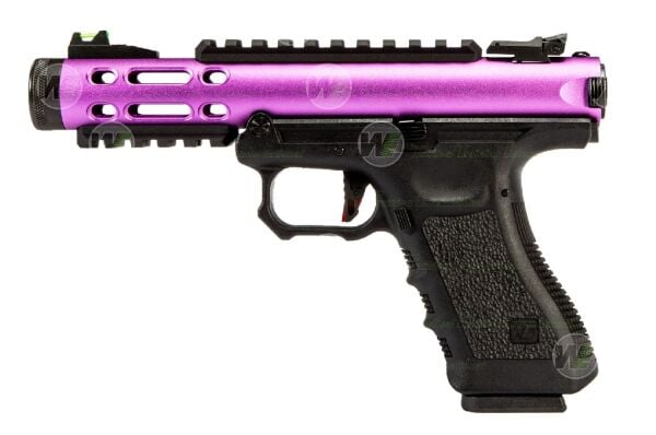 WE GALAXY PL Glock/Ruger Hybrid Purple GBB Airsoft Tabanca