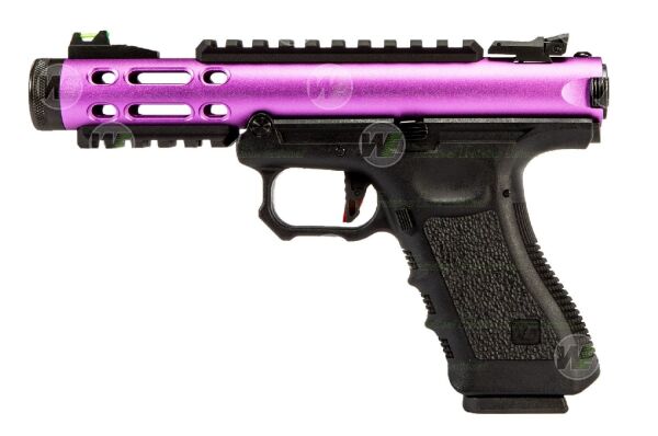 WE GALAXY PL Glock/Ruger Hybrid Purple GBB Airsoft Tabanca