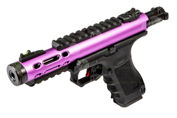 WE GALAXY PL Glock/Ruger Hybrid Purple GBB Airsoft Tabanca