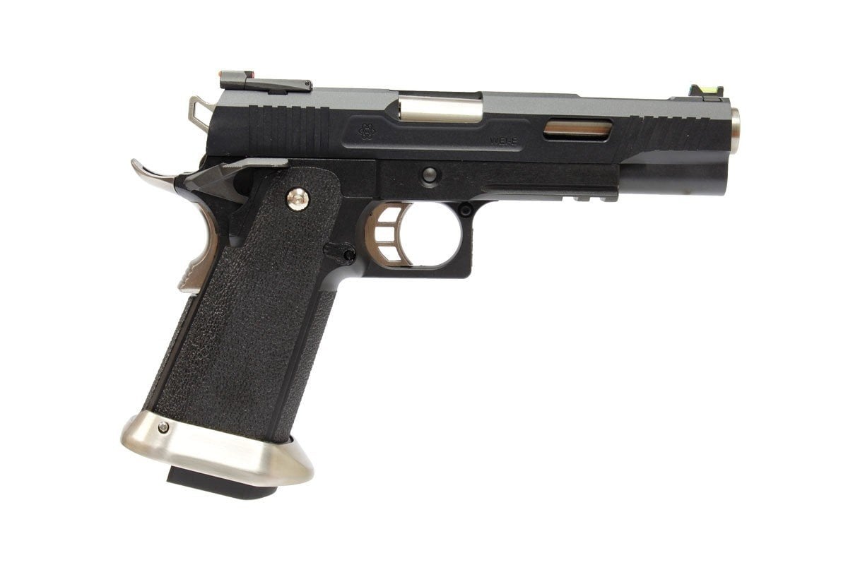 WE Hi-Capa Force 5.1 BK - GBB FULL METAL Airsoft Tabanca Siyah