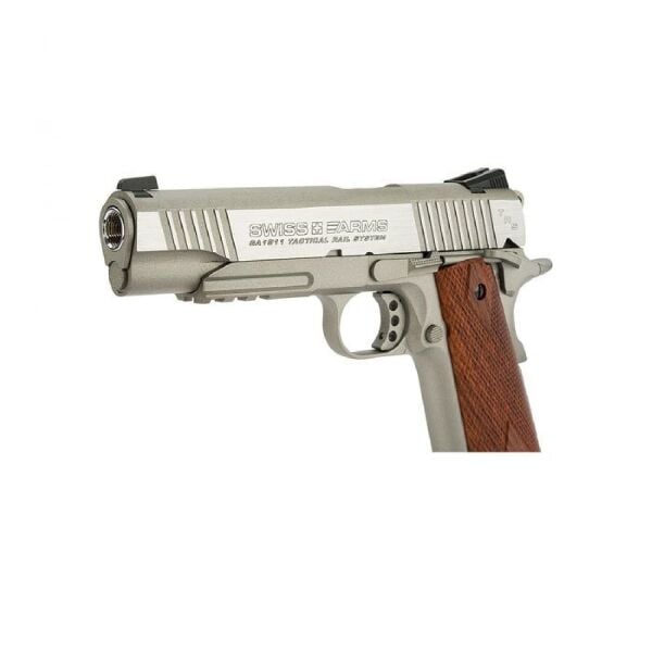 CYBERGUN SwissArms COLT1911 TR Gümüş 4.5MM Havalı Tabanca 288508