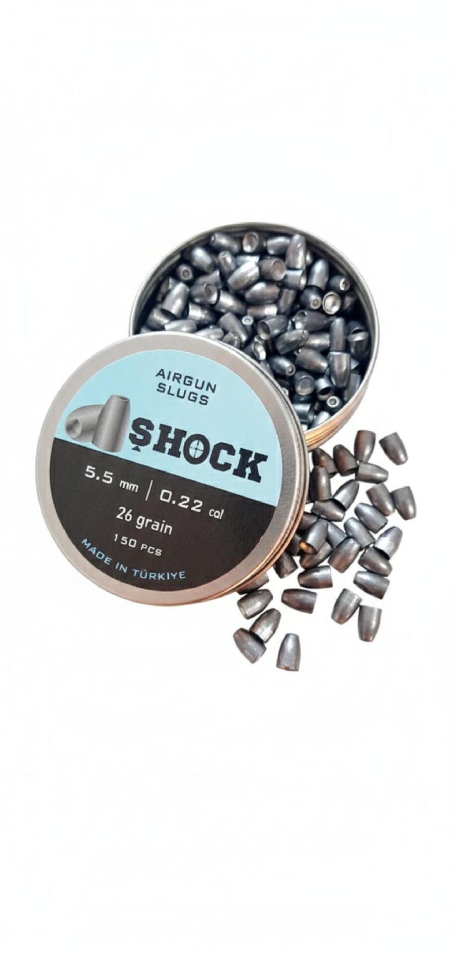 Shock Solid Bullet 5.5 mm 26 Grain 150 PCS Havalı Saçma