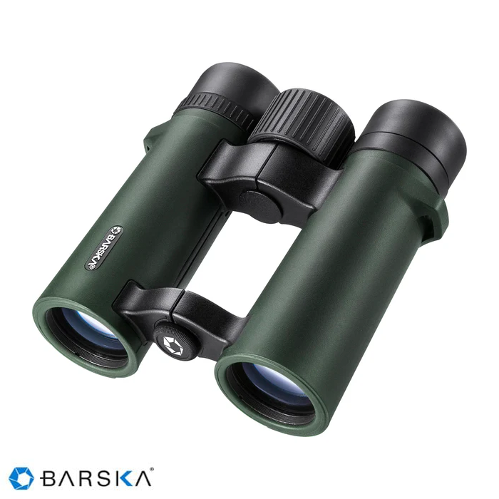 Barska Air View 10x34 WP Açık Köprü El Dürbünü – Yeşil