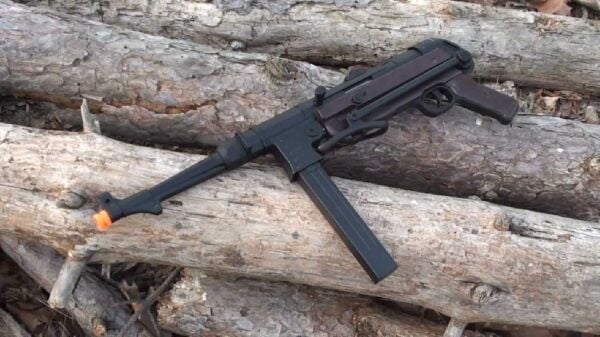 AGM Matrix MP007 MP40 WWII Full Metal SMG AEG Airsoft Tüfek