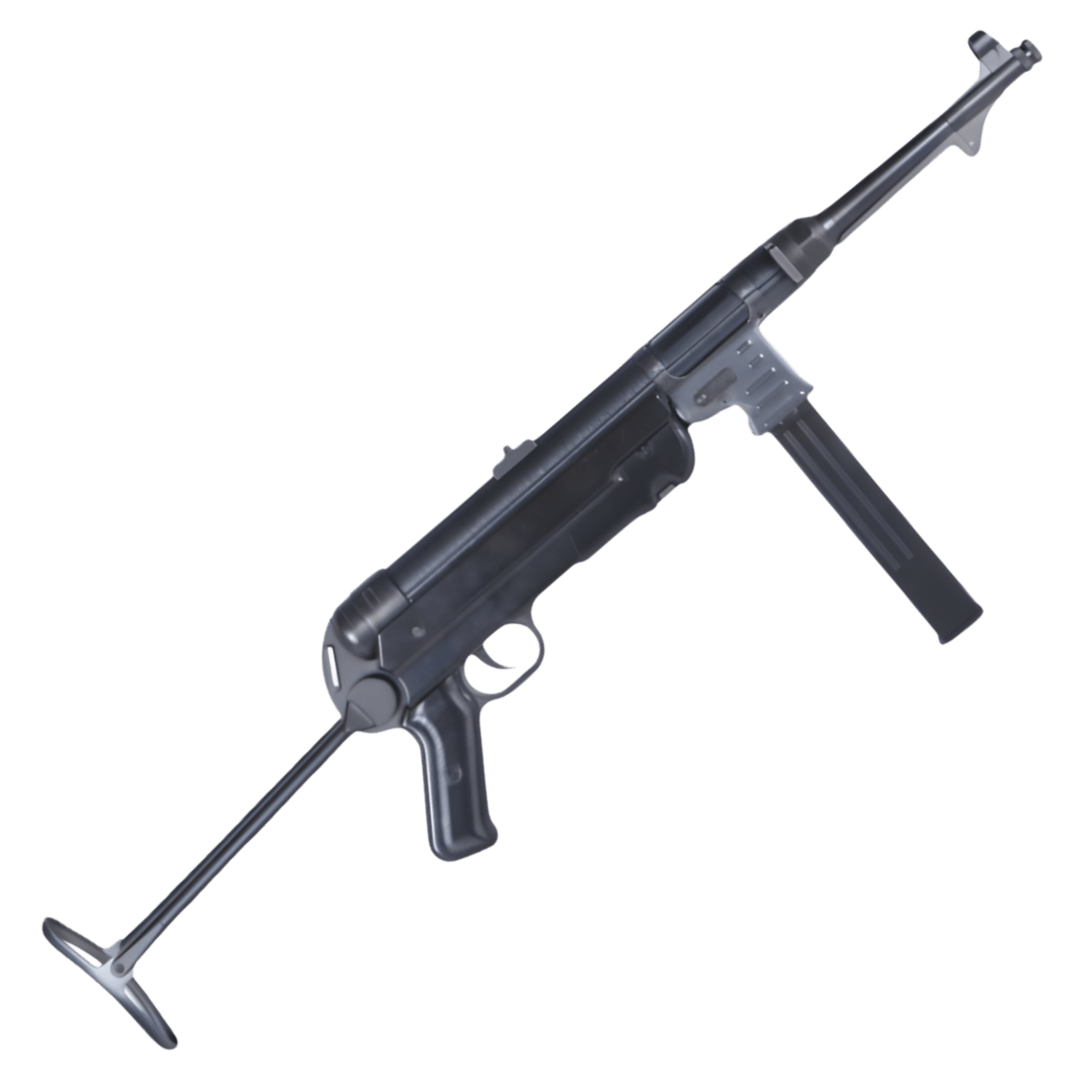 AGM MP007 MP40 SIYAH WWII Klasik Full Metal SMG AEG Airsoft Tüfek