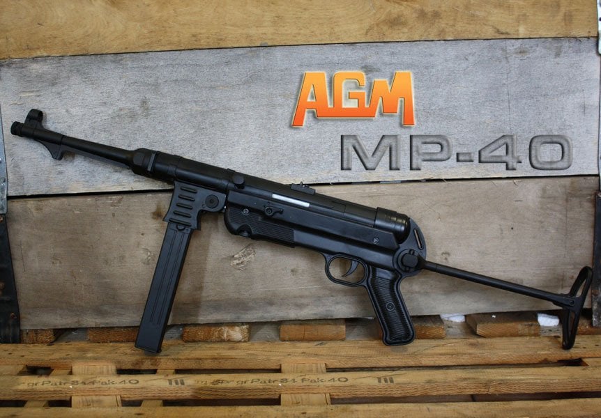 Matrix MP007 MP40 WWII Full Metal Airsoft AEG Tüfek