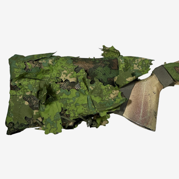 KMCS Rifle Wrap (TAC41) 3D Yapraklı Tüfek Kamuflaj Kılıfı - Yeşil