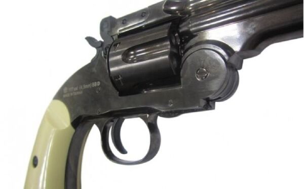 ASG SCHOFIELD STEEL FİLDİŞİ KABZELİ 6'' TOPLU HAVALI TABANCA