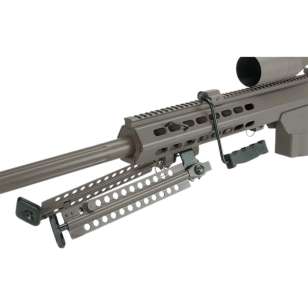 BARRETT Lisanslı M82A1 DE Long AEG Airsoft Sniper Rifle DARK EARTH 6mmProShop